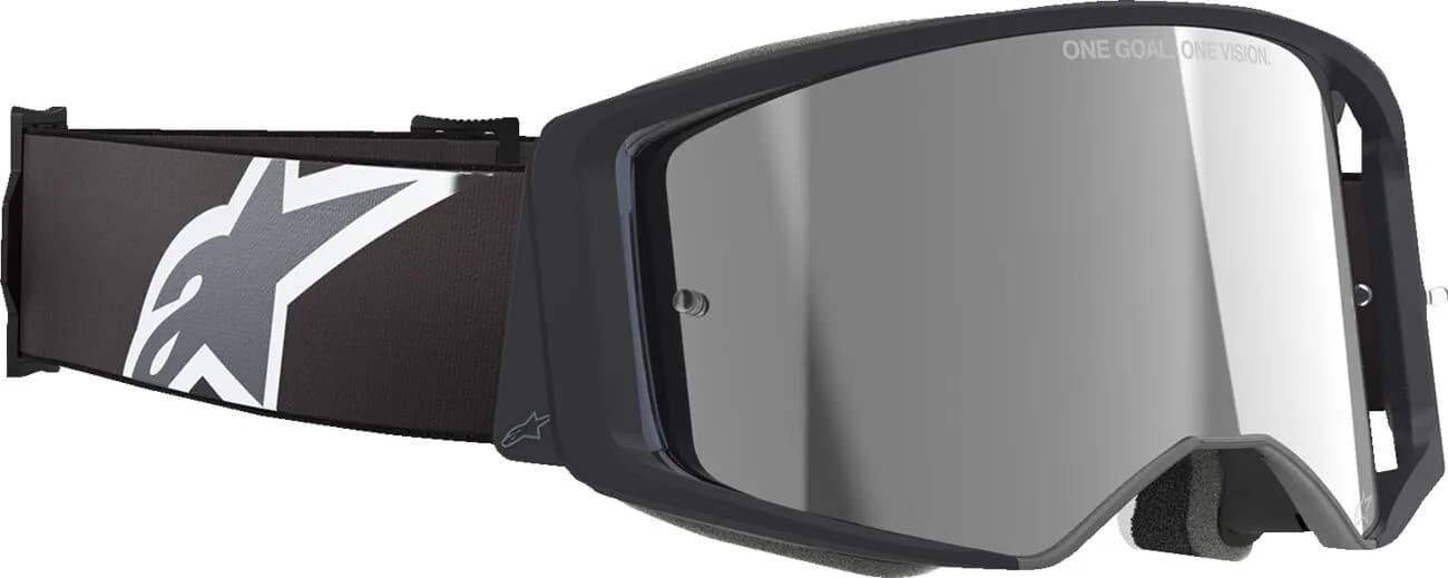 Alpinestars Supertech Corp Goggles Absolute Vision  - Black/Gray Mirror Silver lense - Alpinestars