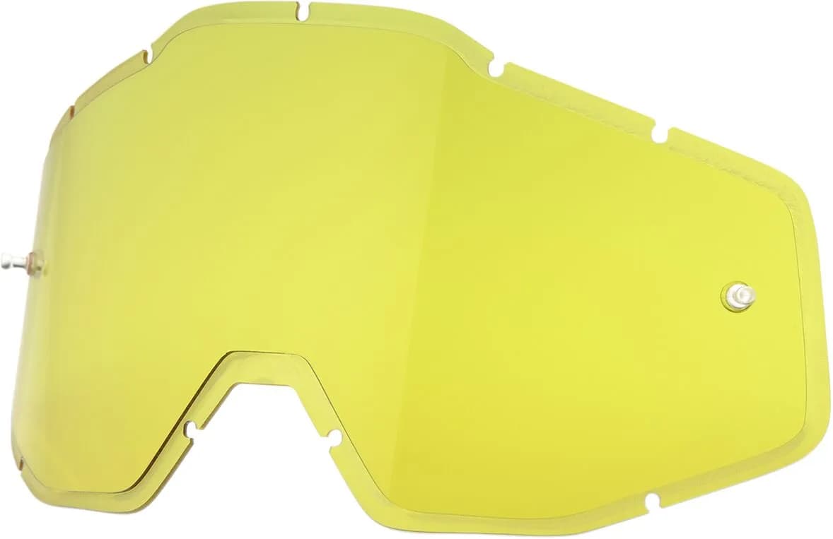 100% Accuri/Strata/Racecraft Goggle Lens HD Yellow - 100% - Motocross Parts