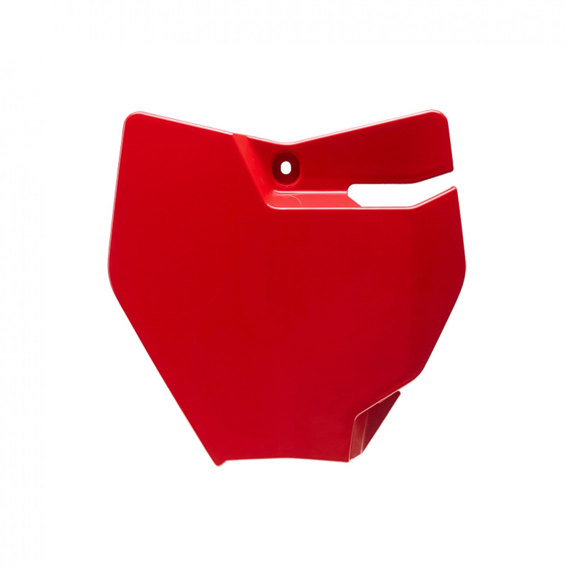 Plaque d'immatriculation Polisport MC 65 (21) SX645 (16->) RED (10) - Polisport