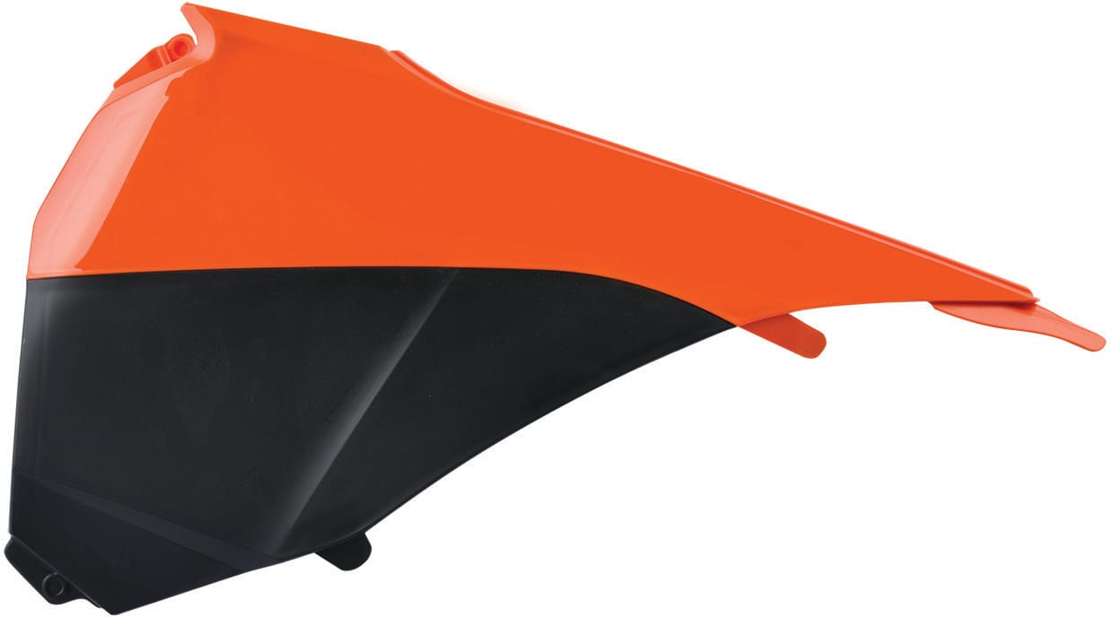 Polisport airbox cover KTM SX/SXF/XC/XCF (13-15) oem Orange KTM/ black (10) - Polisport