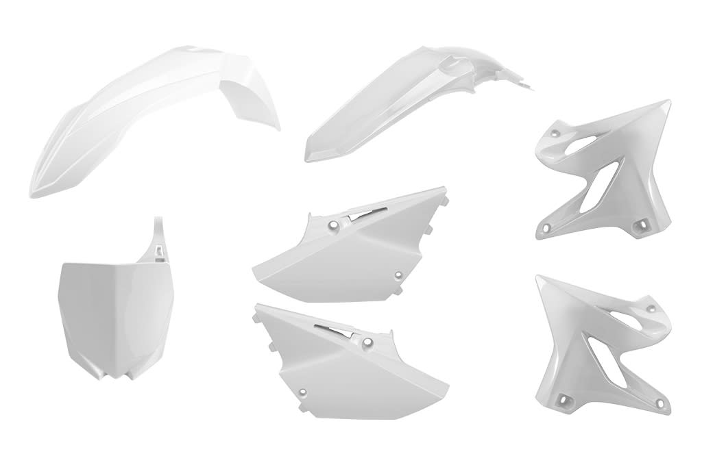 Polisport plastsæt YZ125/250 15 hvid - Polisport