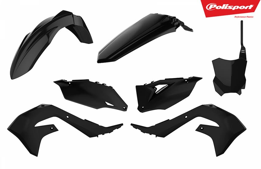 Kit plastique Polisport KX450 19- Noir (1) - Polisport