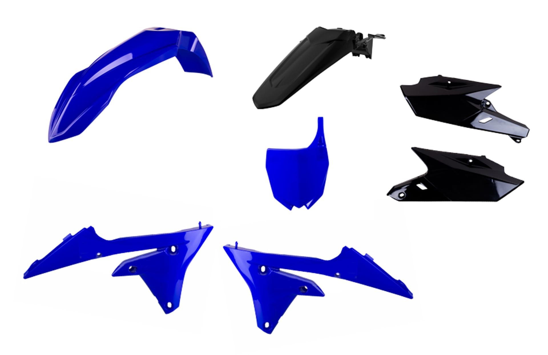 Kit Polisport Yamaha YZ250/450F 2014 Bleu/noir (1) - Polisport