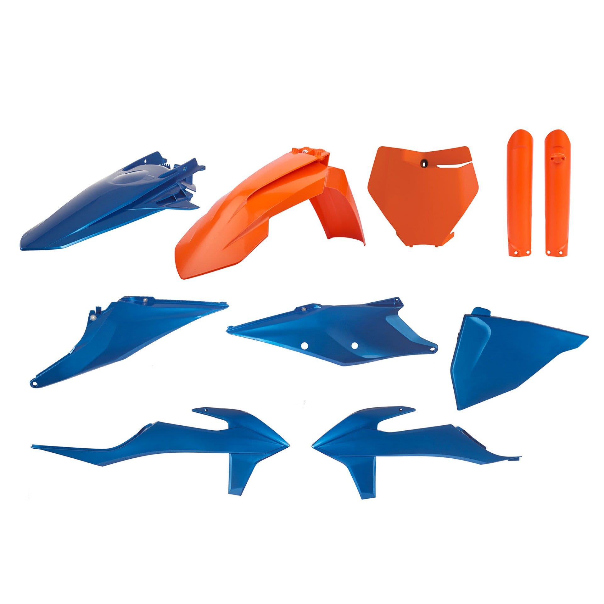 Polisport full kit KTM SX/SXF(19->) BLUE/ORANGE - Polisport