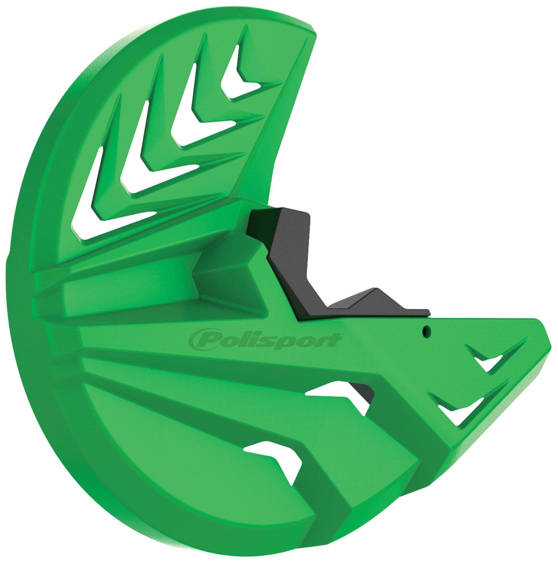 Polisport Disk w/bottom fork prot KX250F(13-18) KX450F(15-18) green 05/black (8) - Polisport