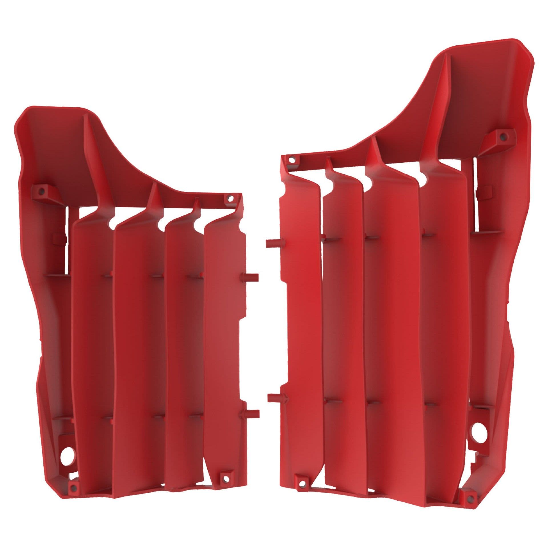 Polisport radiator louvers Honda CRF250R(18) black oem (8) - Polisport