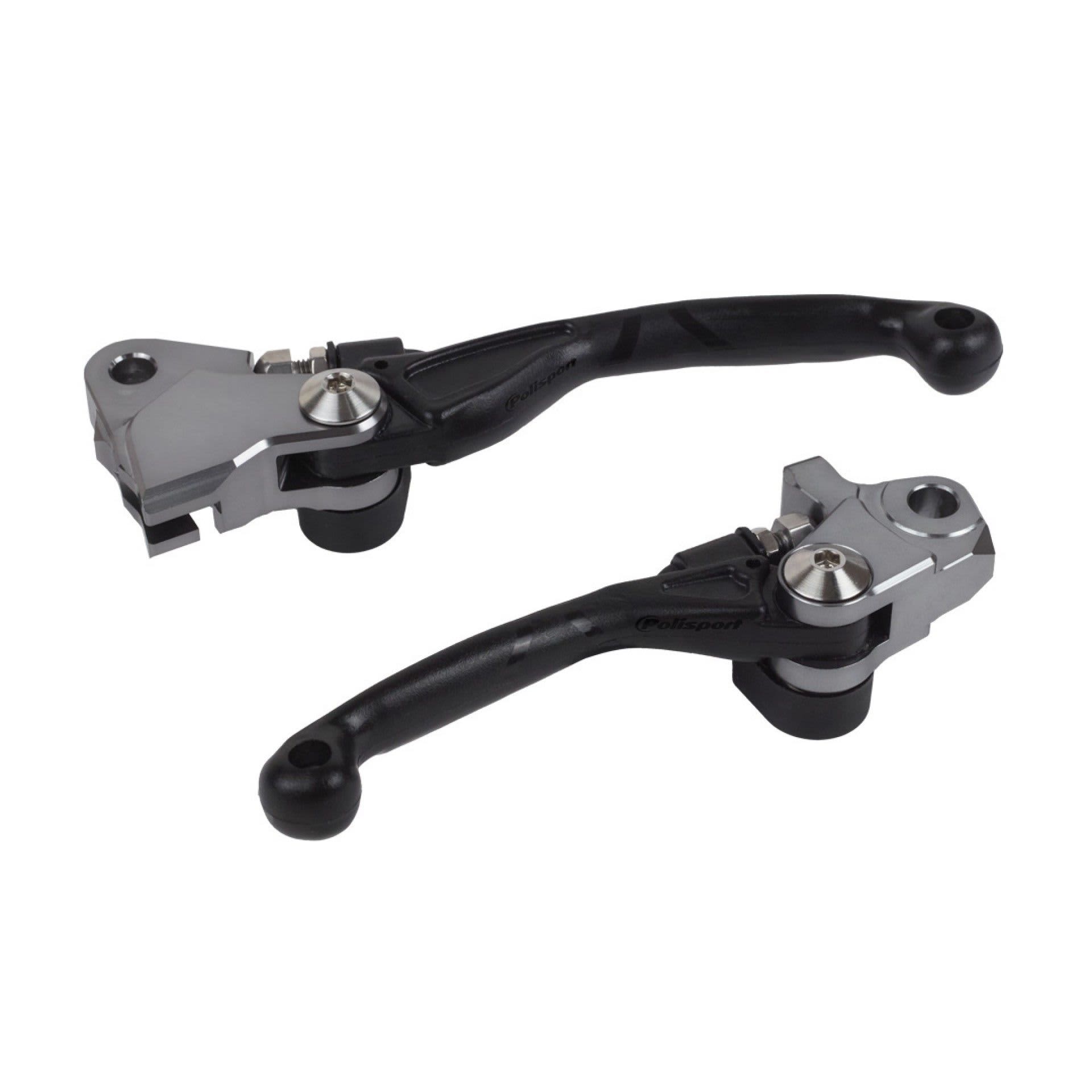Polisport Pivot Lever Set CRF250R/450R (07->) Black (Pr) - Polisport - Motocross Parts