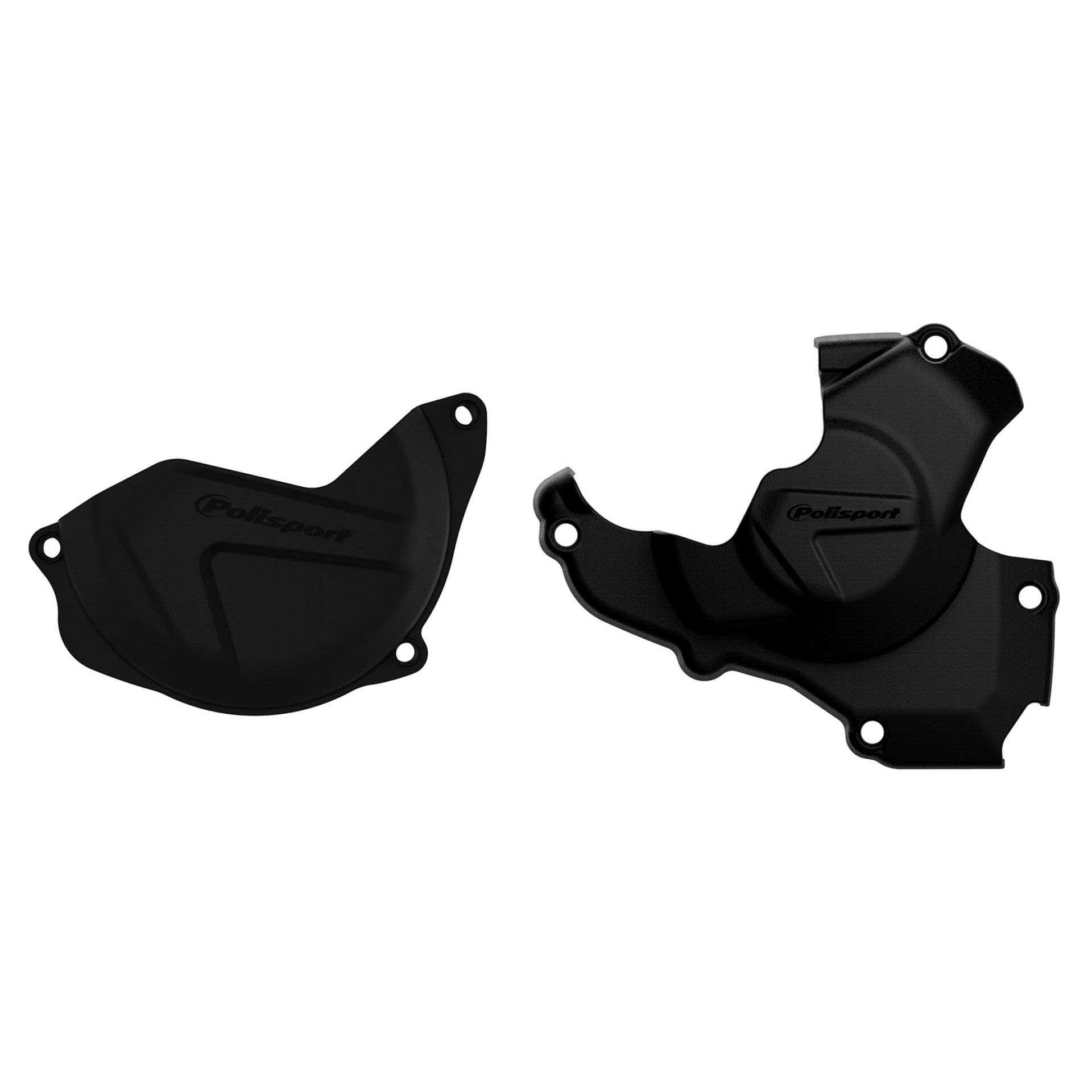 Polisport Kit Protection embrayage+couvercle d'allumage CRF450R (10-16) Noir (24) - Polisport