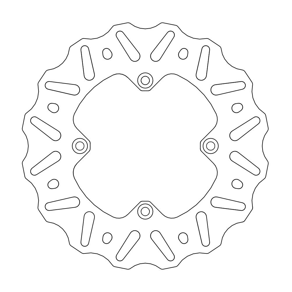 Moto-Master Nitro Brakedisc rear YZ85 - Moto-Master - Motocross Parts