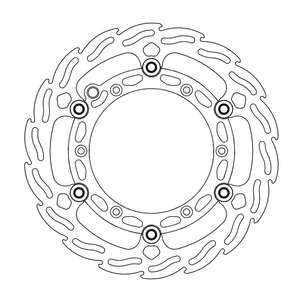 Moto-Master Flame Brakedisc front Ø260 KTM, Husqvarna - Moto-Master