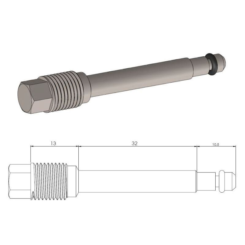Moto-Master Brake pad pin - Moto-Master