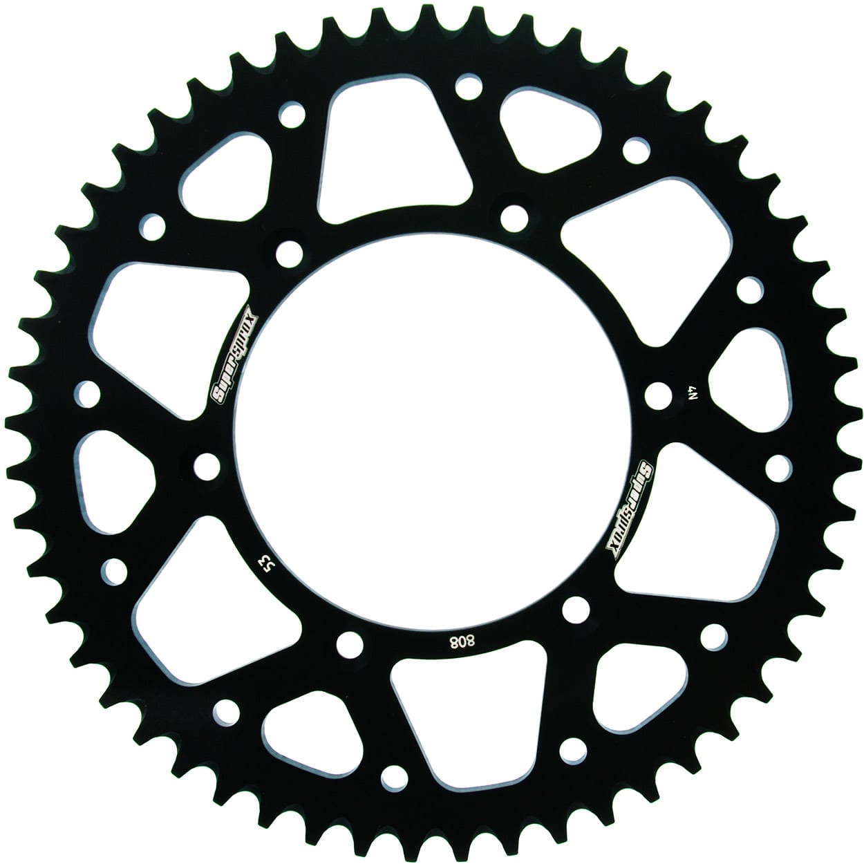 Supersprox Alu Rear sprocket SU RM125/250/450 Black 49 - Supersprox