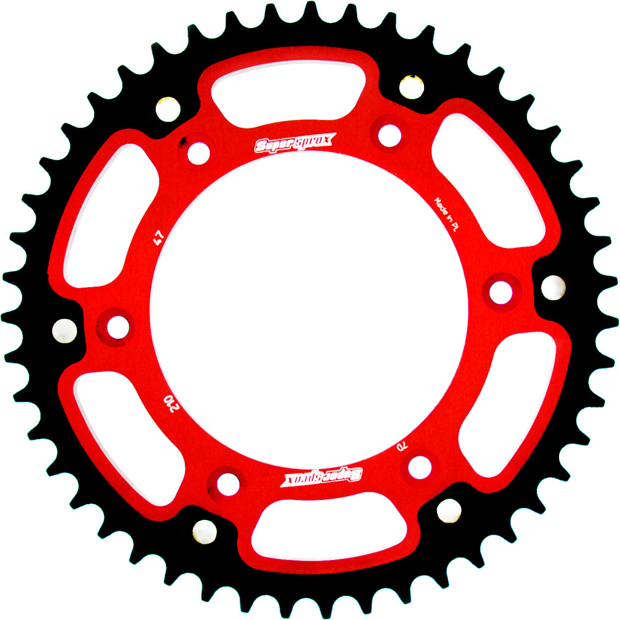 Pignon arrière Supersprox Stealth Rouge - Supersprox