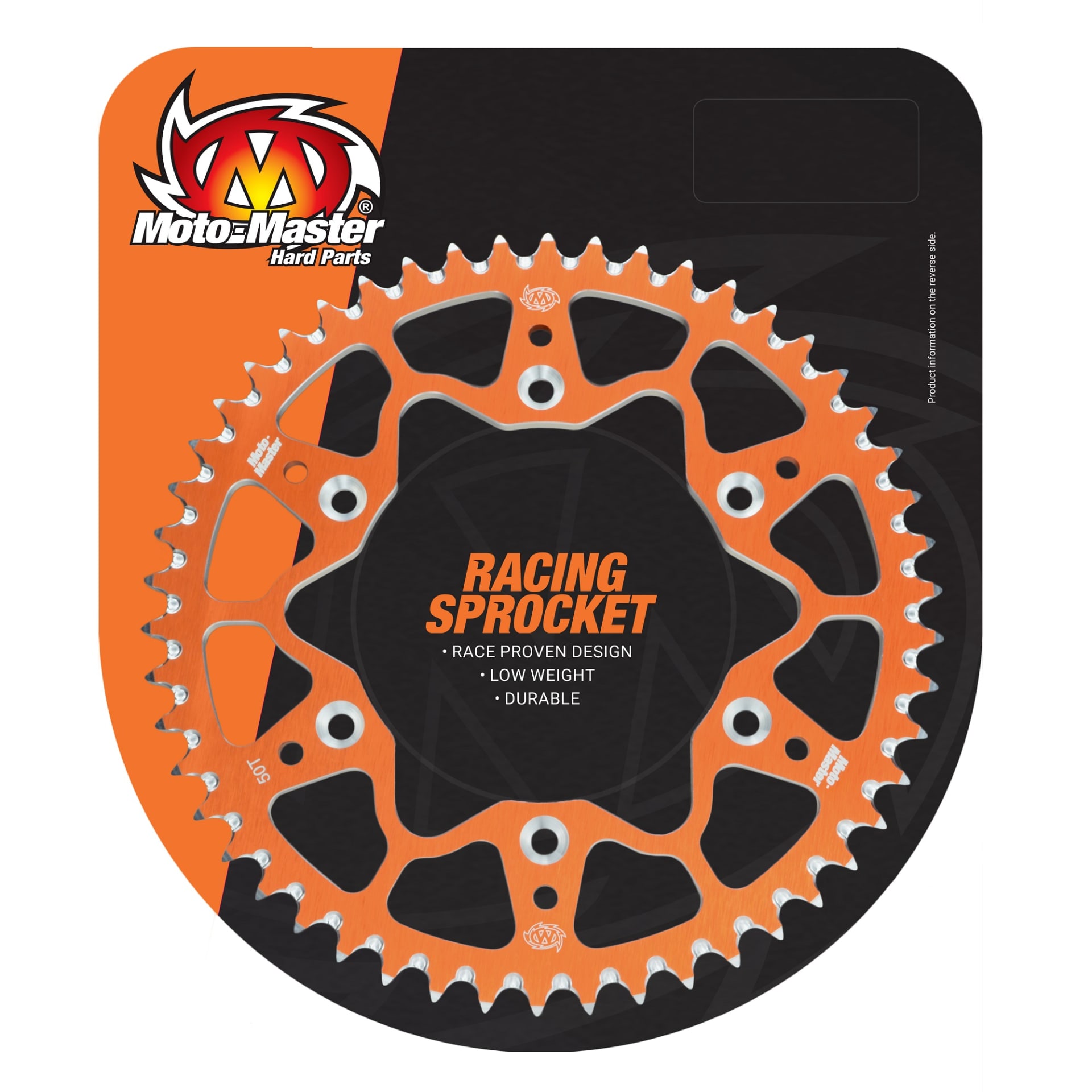 Moto-Master Alu sprocket 7075 Series (Oranssi, 520-50T) Husaberg, Husqvarna, KTM - Moto-Master