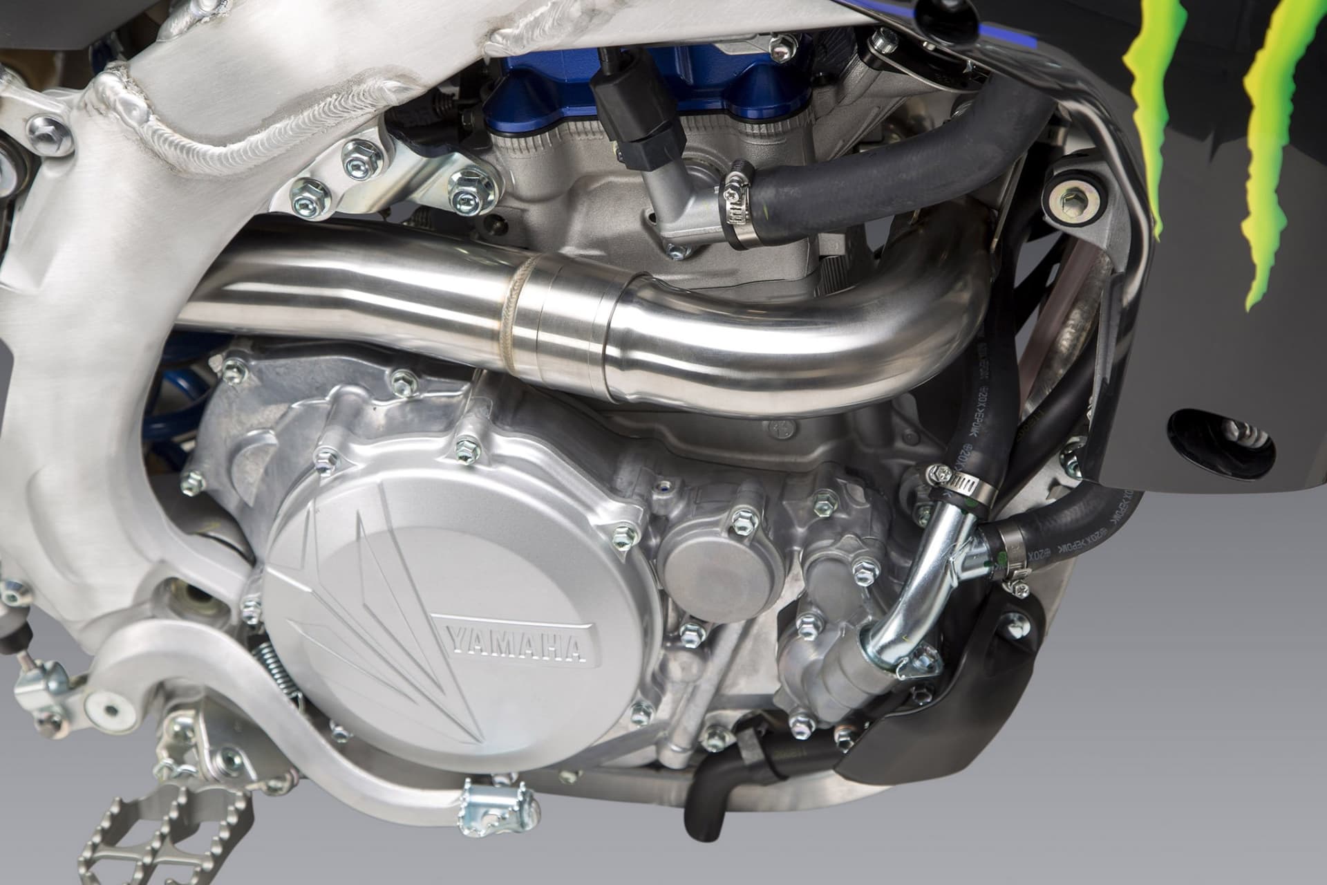 Yoshimura YZ450F 20-21 RS-12 Rustfri fuld udstødning, med aluminiums lydpotte - Yoshimura