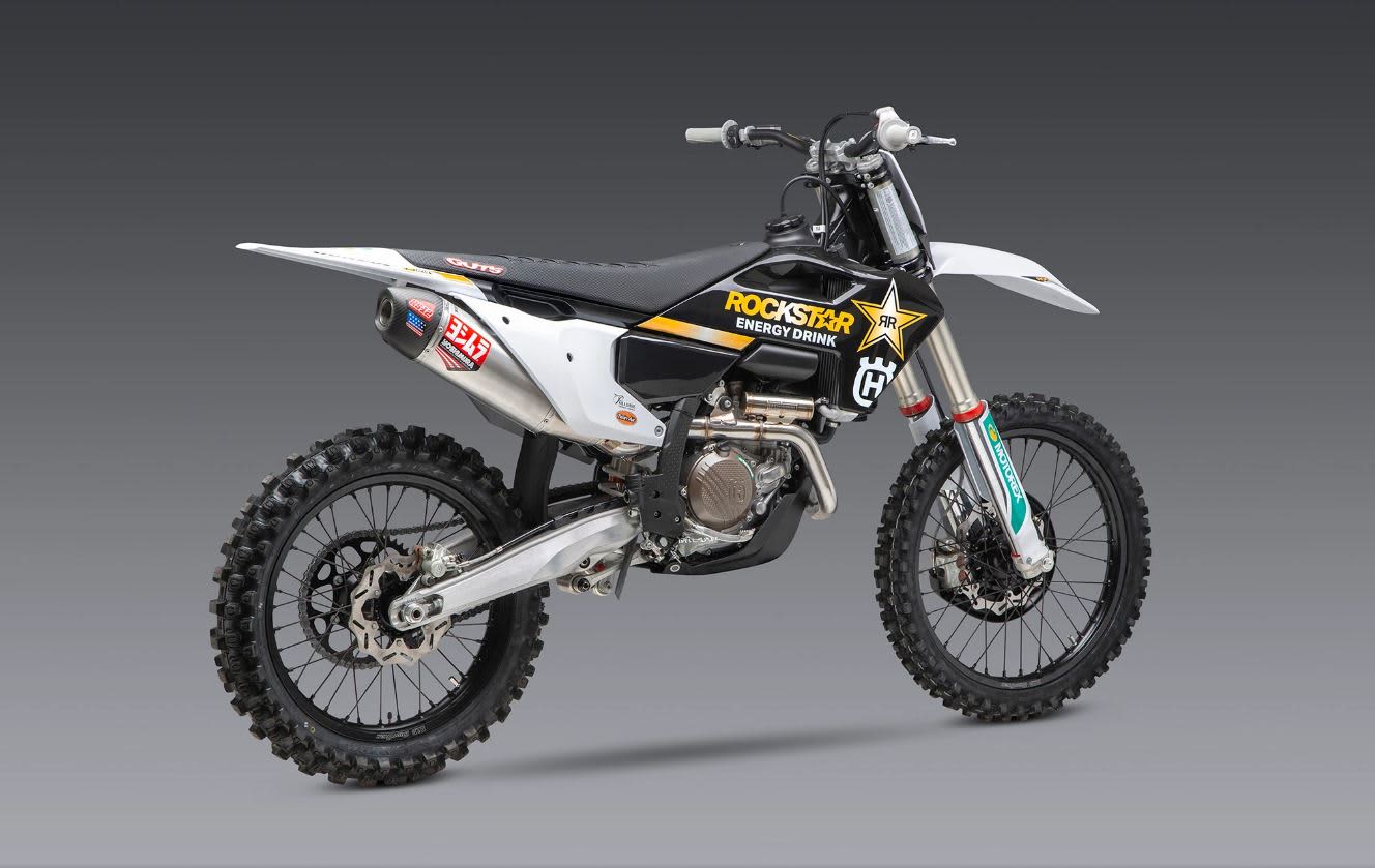 Yoshimura Full System Exhaust Ktm/Husqvarna SX-F/FC450 RS-12 Sign. FS/SS/SS/CF - Yoshimura
