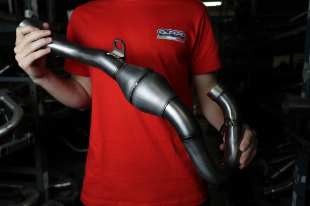 GPR Honda Crf 450 R 2021/2022 Mx compétition ligne complète Pentacross FULL Titanium - GPR