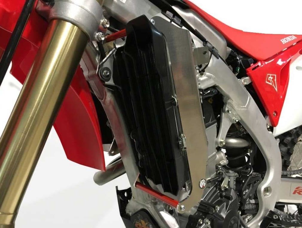 AXP Radiator Braces Red spacers Honda CRF250R 18 - AXP Racing