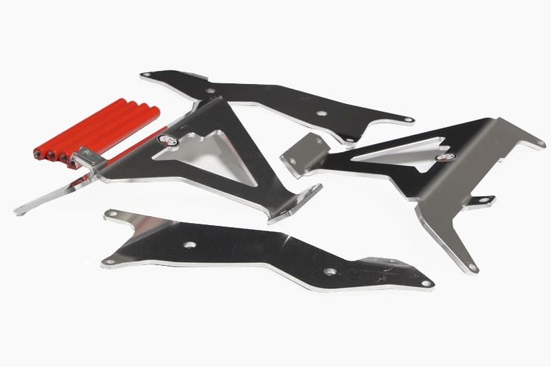 AXP Supports de radiateur Rouge Honda CRF450R-CRF450RX 21 - AXP Racing