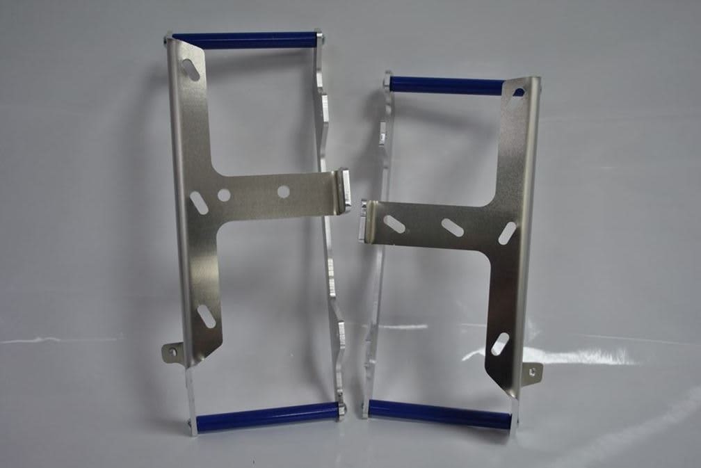 AXP Radiator Braces Blue Spacers Yamaha YZ125 02-20 - AXP Racing