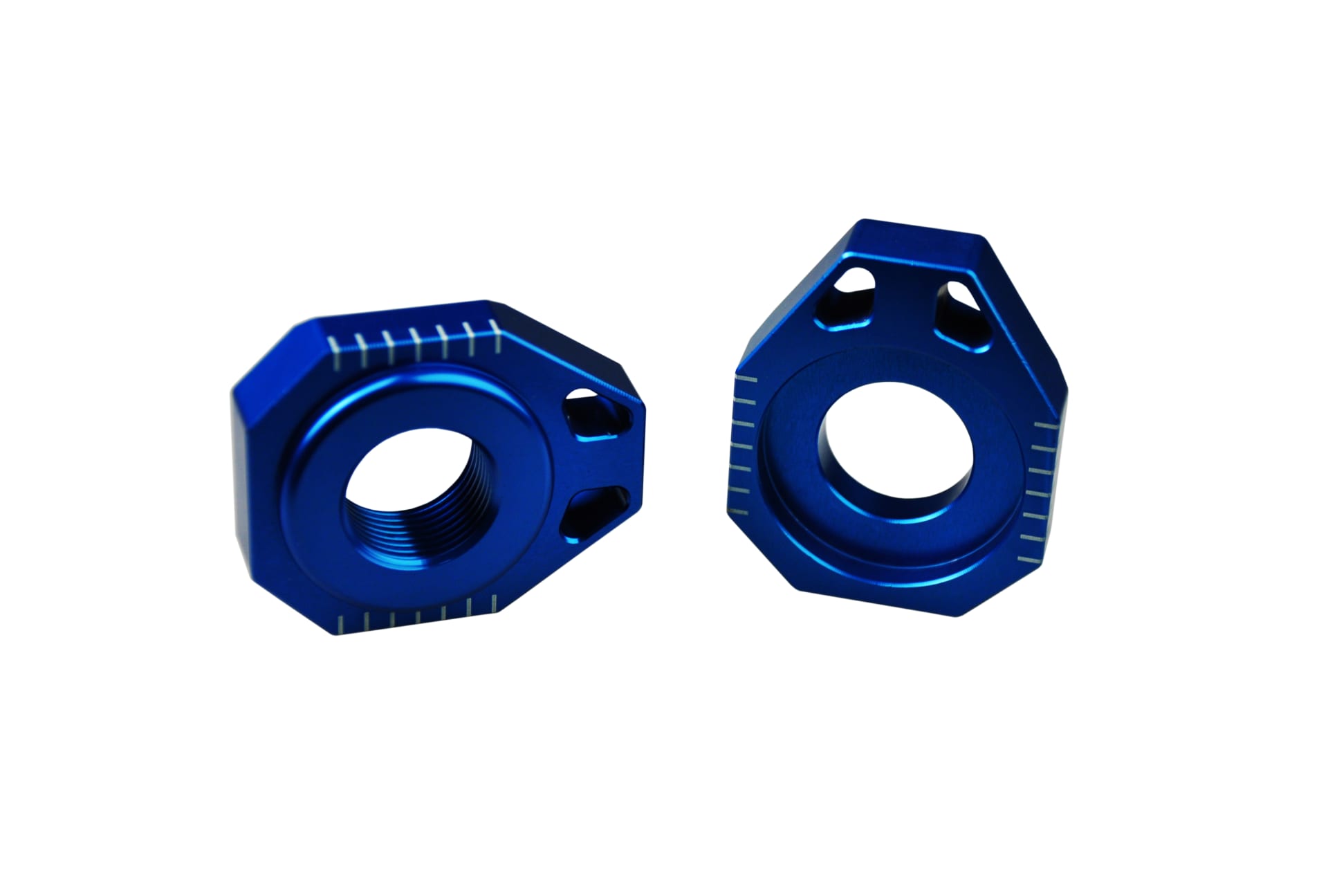 Scar Axle Blocks - Ktm/Husqv. Blue color - Scar