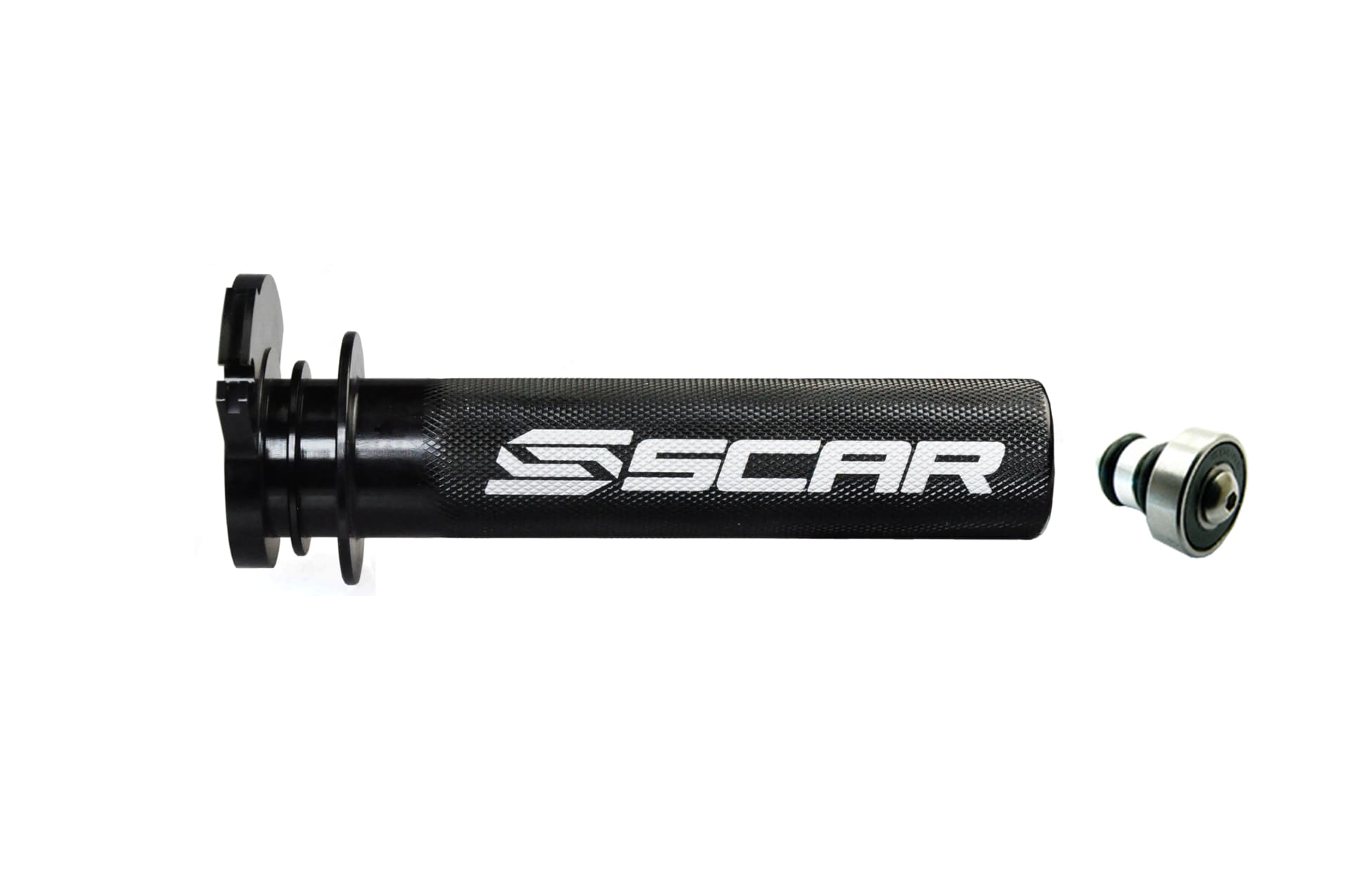 Scar Aluminum Throttle Tube + Bearing - Ktm/Husqvarna Black color - Scar - Motocross Parts
