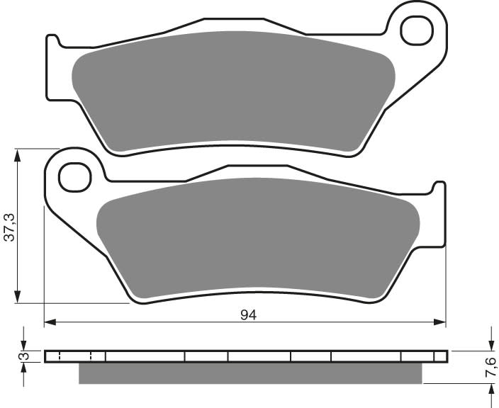 GOLDFREN Brake Pads 031 Ceramic Carbon AD - Goldfren