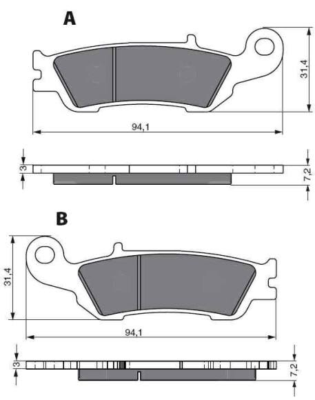 GOLDFREN Brake Pads 248 Ceramic Carbon S33 - Goldfren