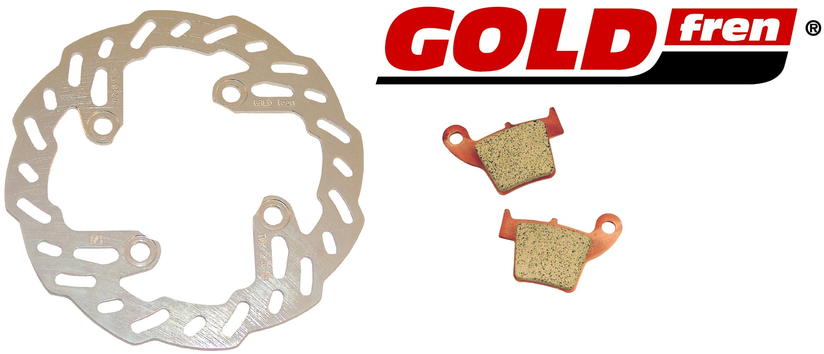 GOLDFREN Plaquettes de frein 297 Céramique Carbone K1 - Goldfren
