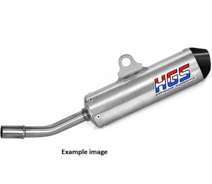 Silencieux HGS 2T Racing avec embout carbone YZ65 18- - HGS