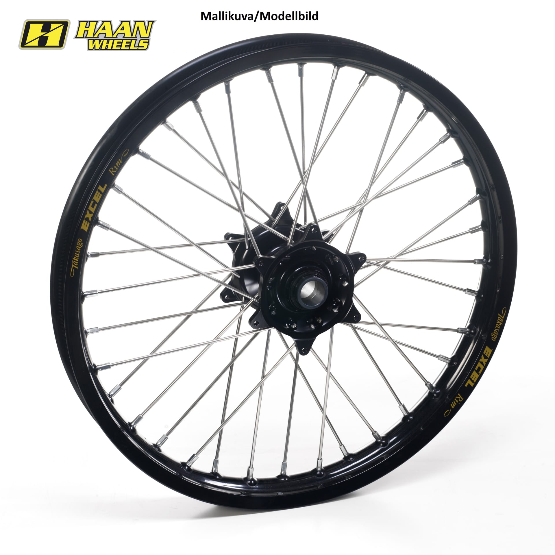 Haan wheel KTM SX/SX-F 15- 21-1,60 BLACK RIM/BLACK HUB - Haan Wheels