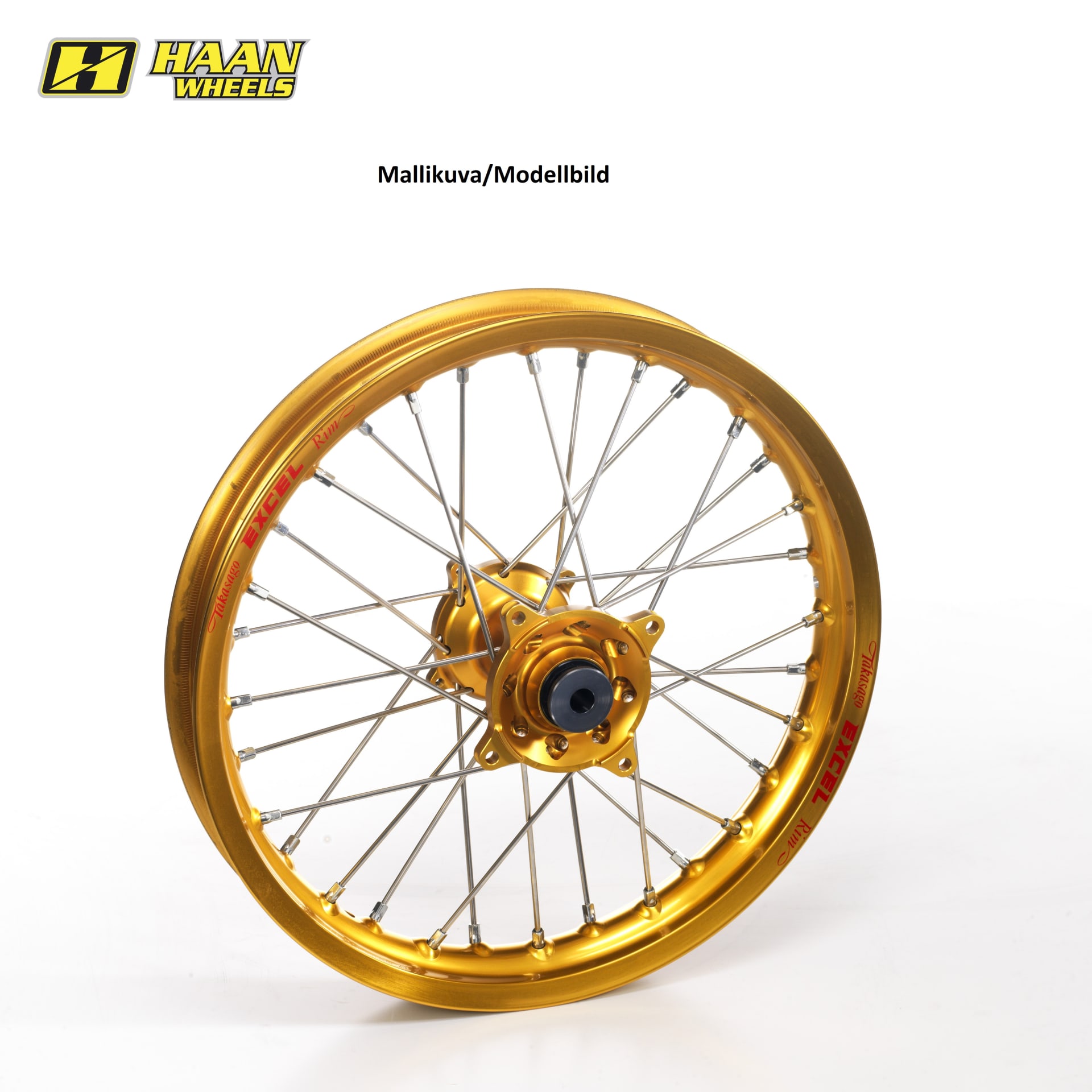 Haan hjul SX&SXF MODELLER 13- 17-5,00 GULD FELGE/GULD NAB - Haan Wheels