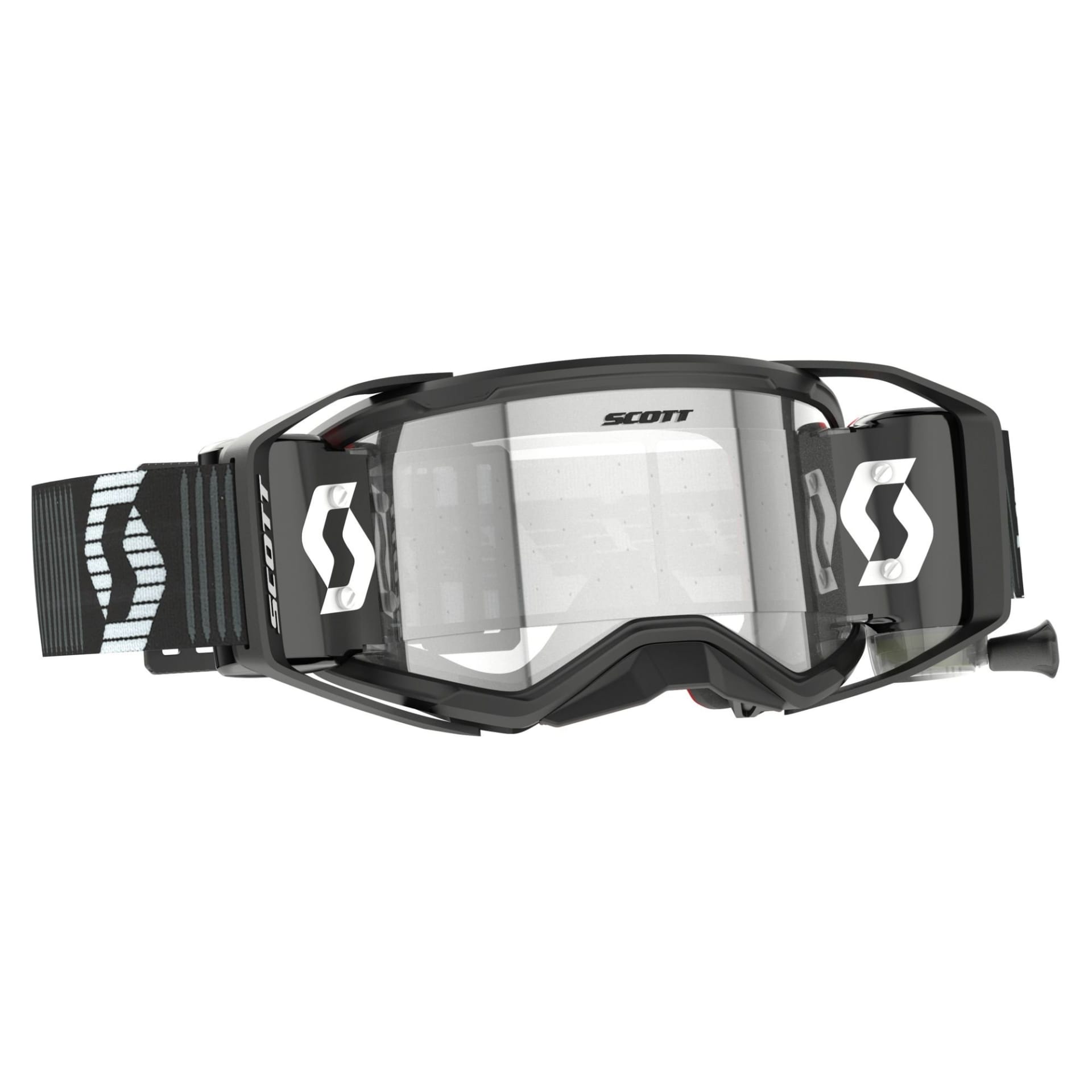 Scott Goggle Prospect 2.0 Super WFS black/white clear works - Scott - Motocross Parts