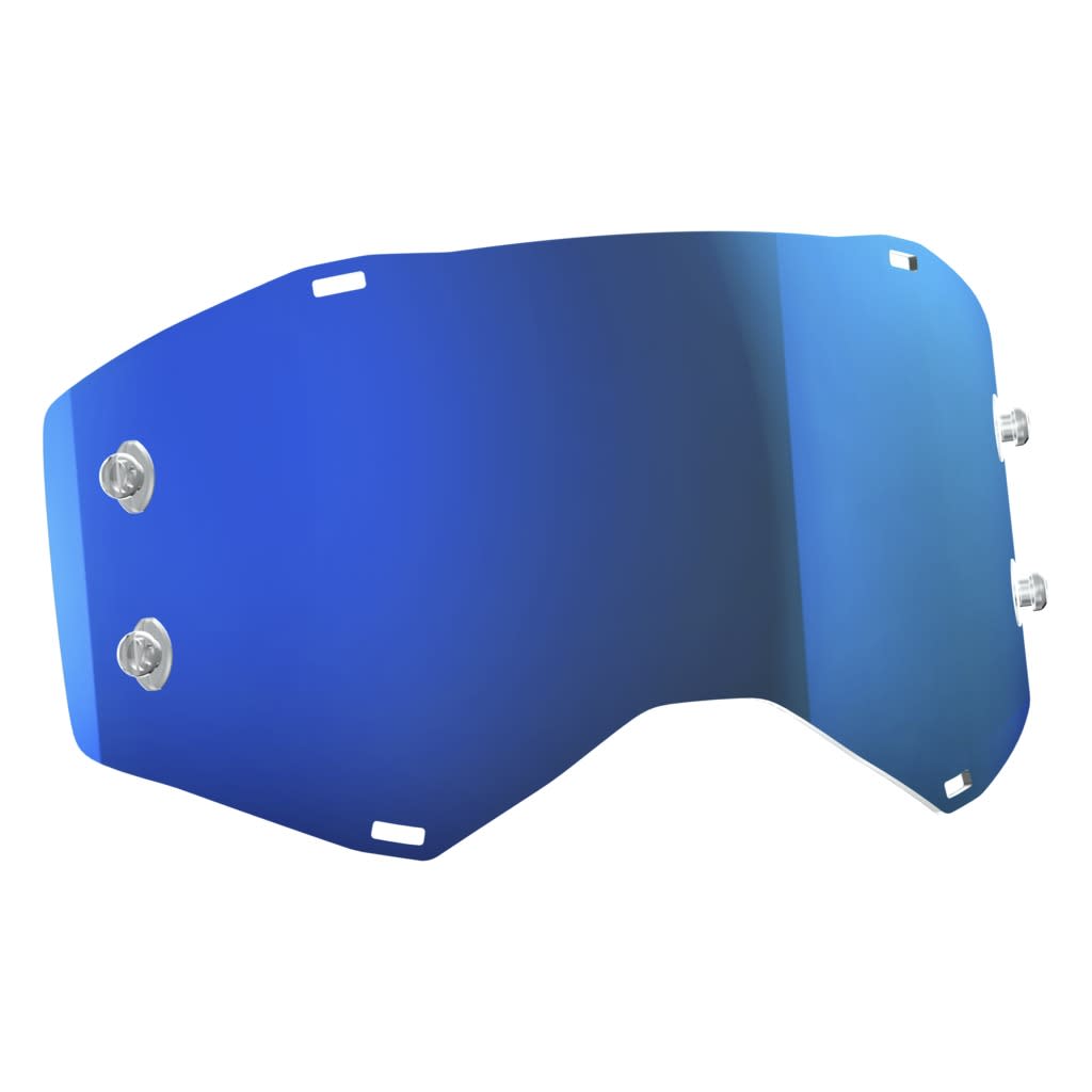 Scott Lens Prospect/Fury Single electric blue chrome works - Scott - Motocross Parts