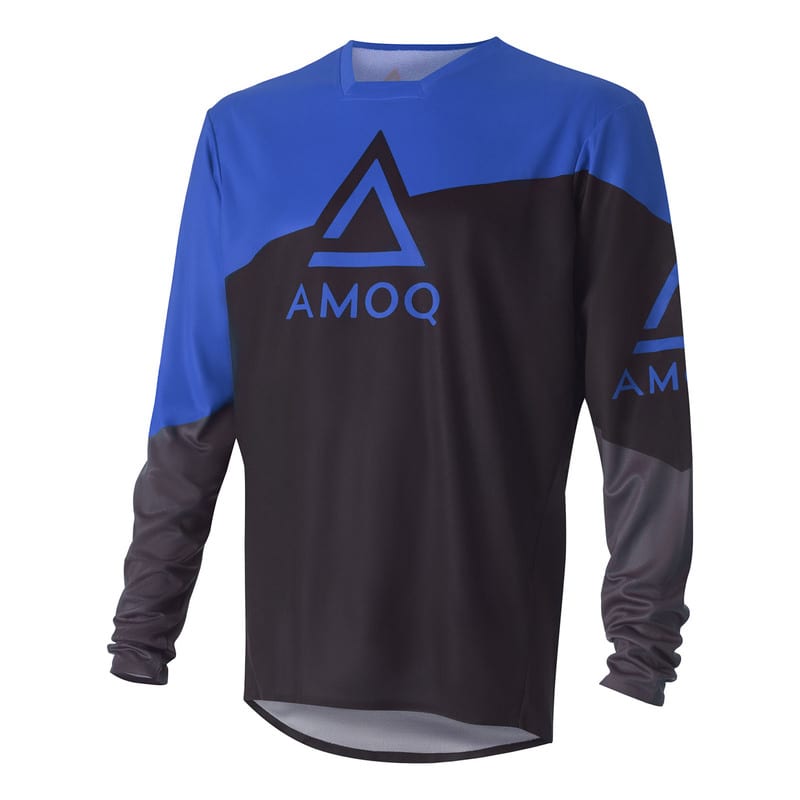 AMOQ Ascent Strive Jersey Sort/Blå - AMOQ - Motocross Parts