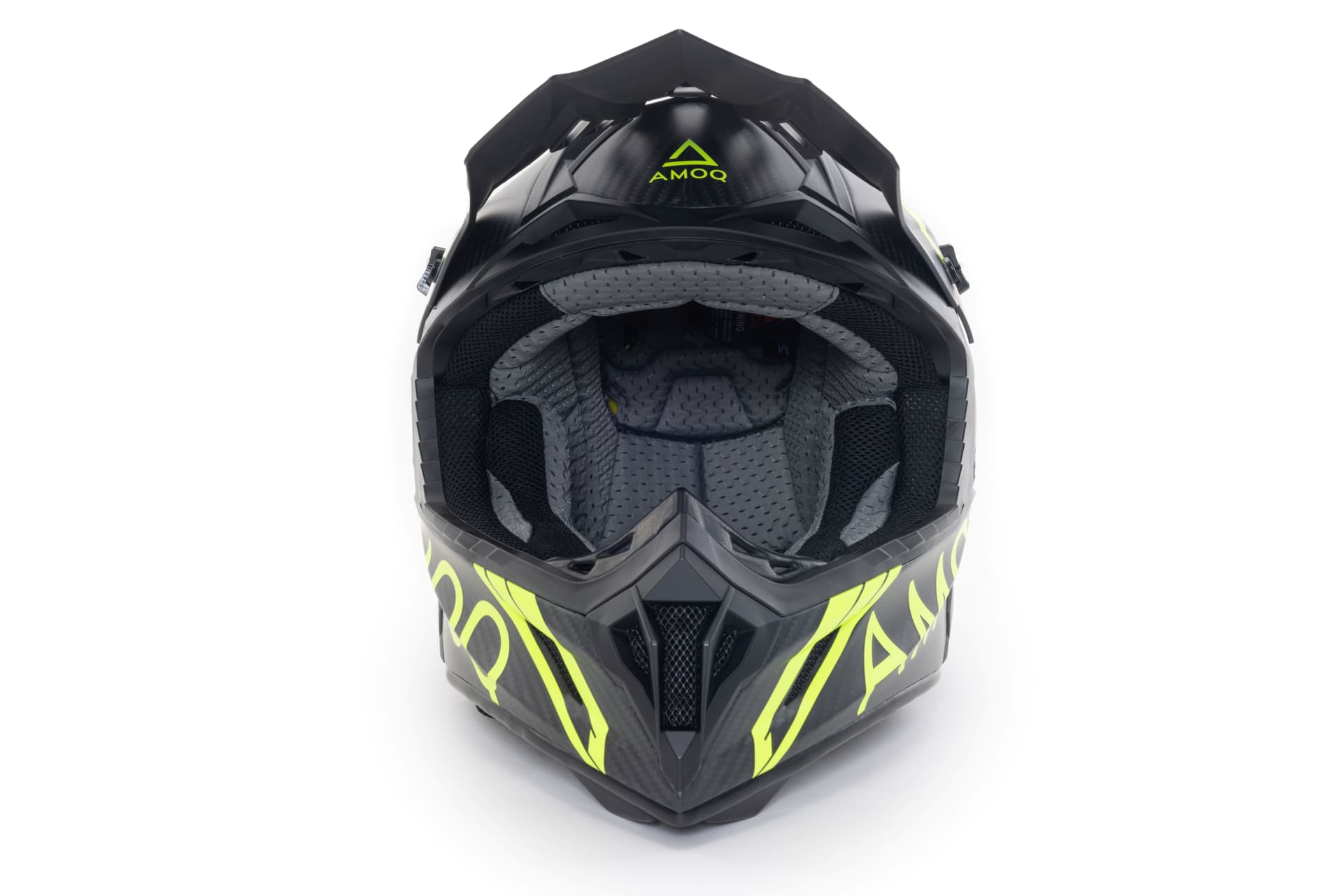 AMOQ Casque Friction MIPS Carbone Noir/HiVis - AMOQ