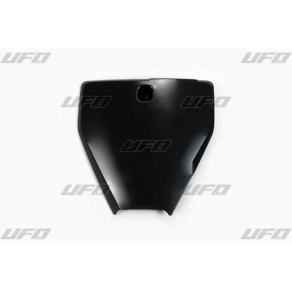 UFO Front number plate HVA TC85 2018- Black 001 - UFO