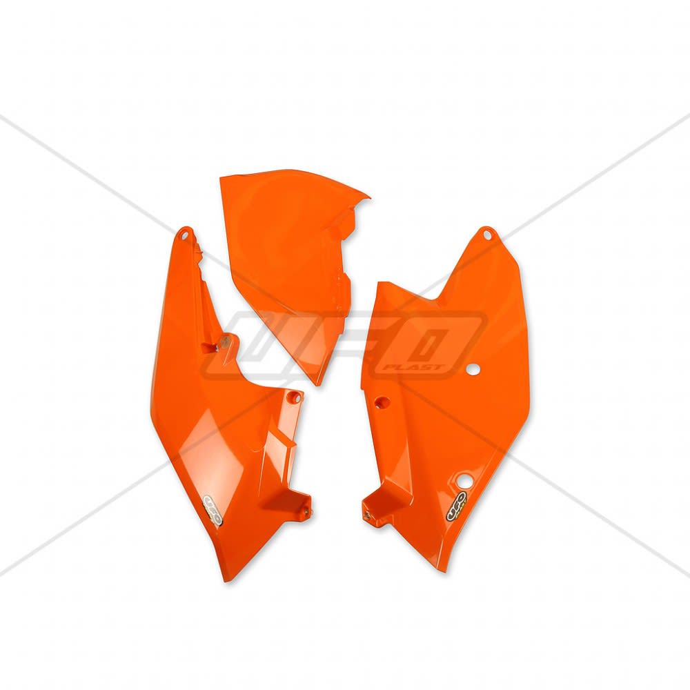 UFO Side panels KTM125-525 SX/SXF 16-18 EXC/EXC-F 17-19 Orange 127 - UFO