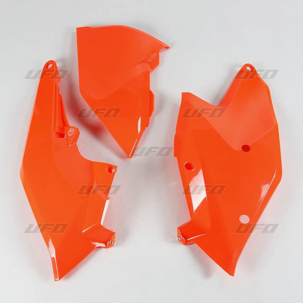 UFO Seitenteile KTM125-525 SX/SXF 16- Flou Orange - UFO