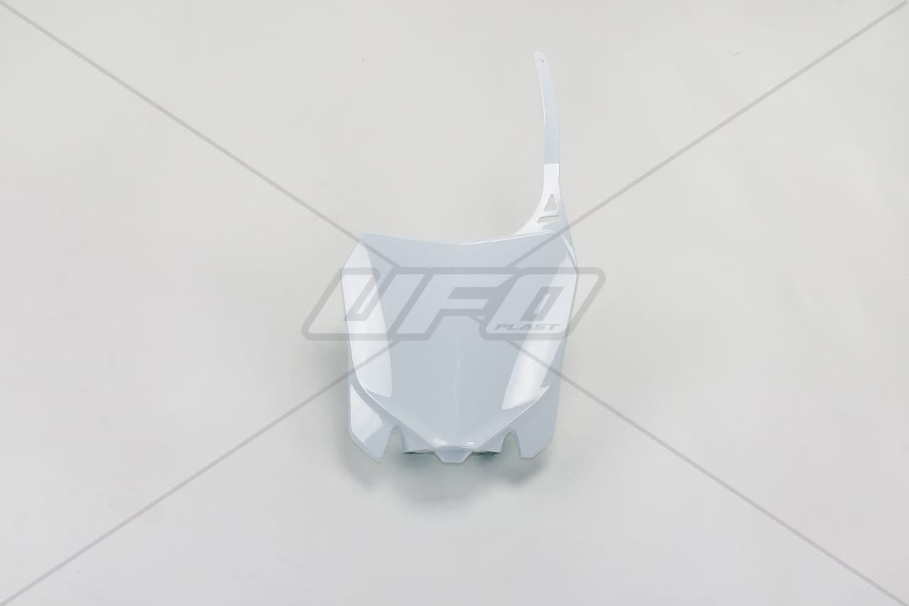 UFO Front number plate CRF250R 14-17 /  CRF450 13-16  White 041 - UFO