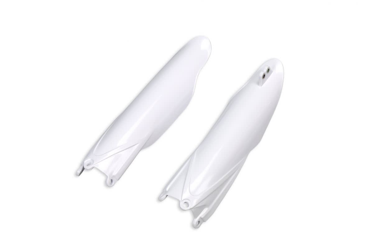 UFO Fork slide protectors YZF250/450 10- White 046 - UFO
