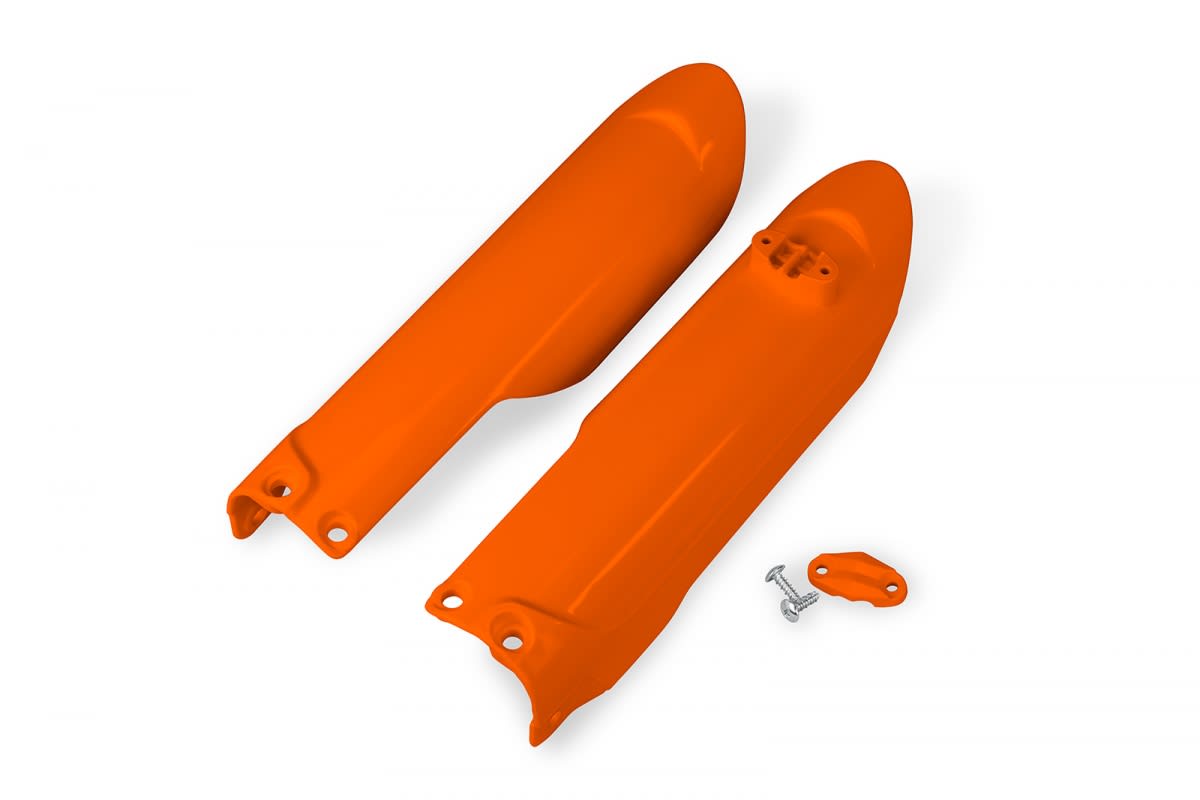 UFO Fork slider protectors KTM85SX 2018- Orange 127 - UFO - Motocross Parts