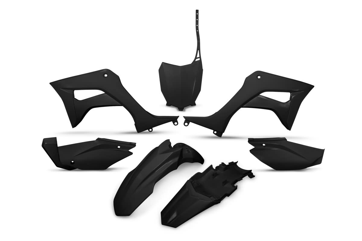 UFO Plastic kit 5 -parts Black 001 CRF110F 2019- - UFO