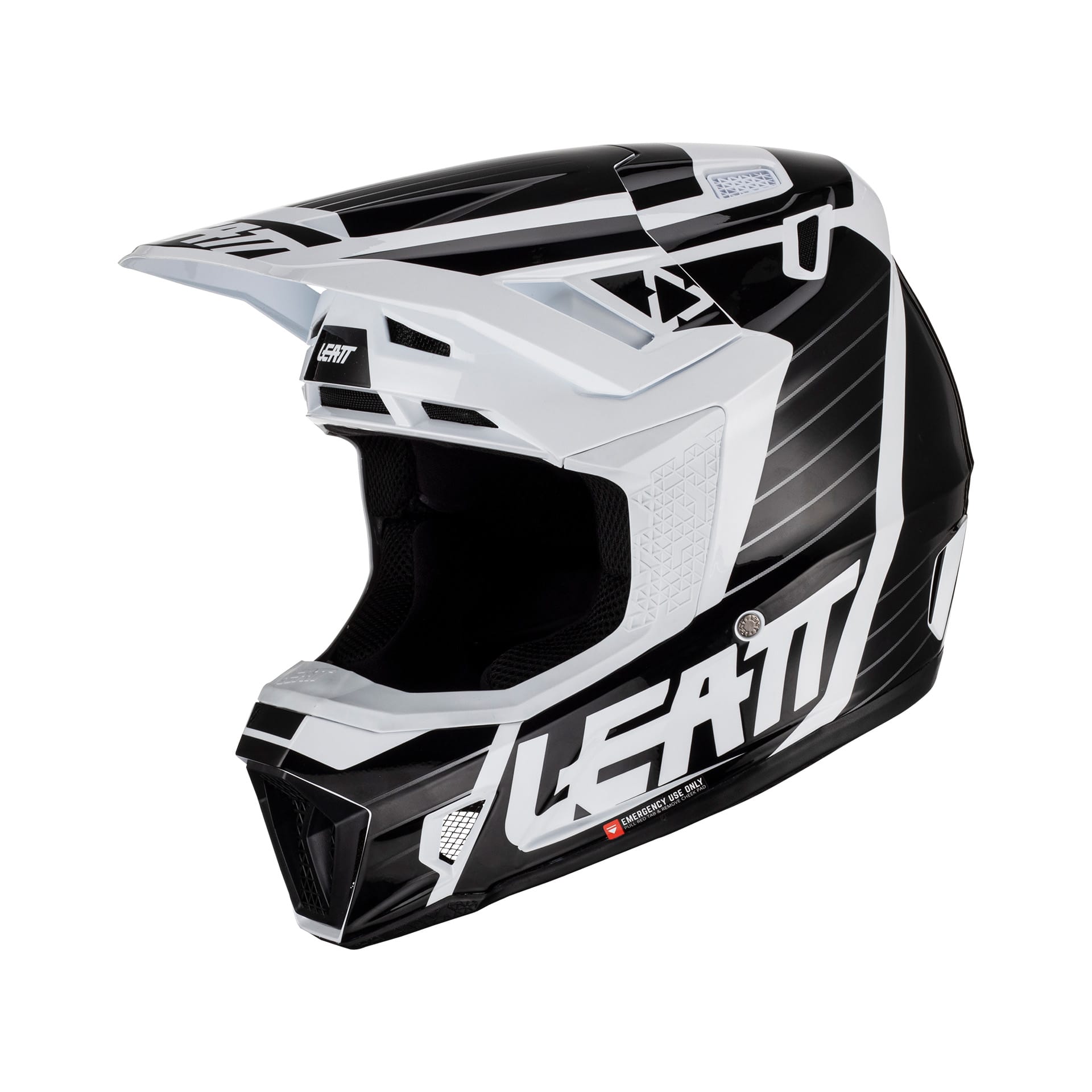 Kit Casque Leatt Moto 7.5 V23 Blanc - Leatt - Motocross Parts