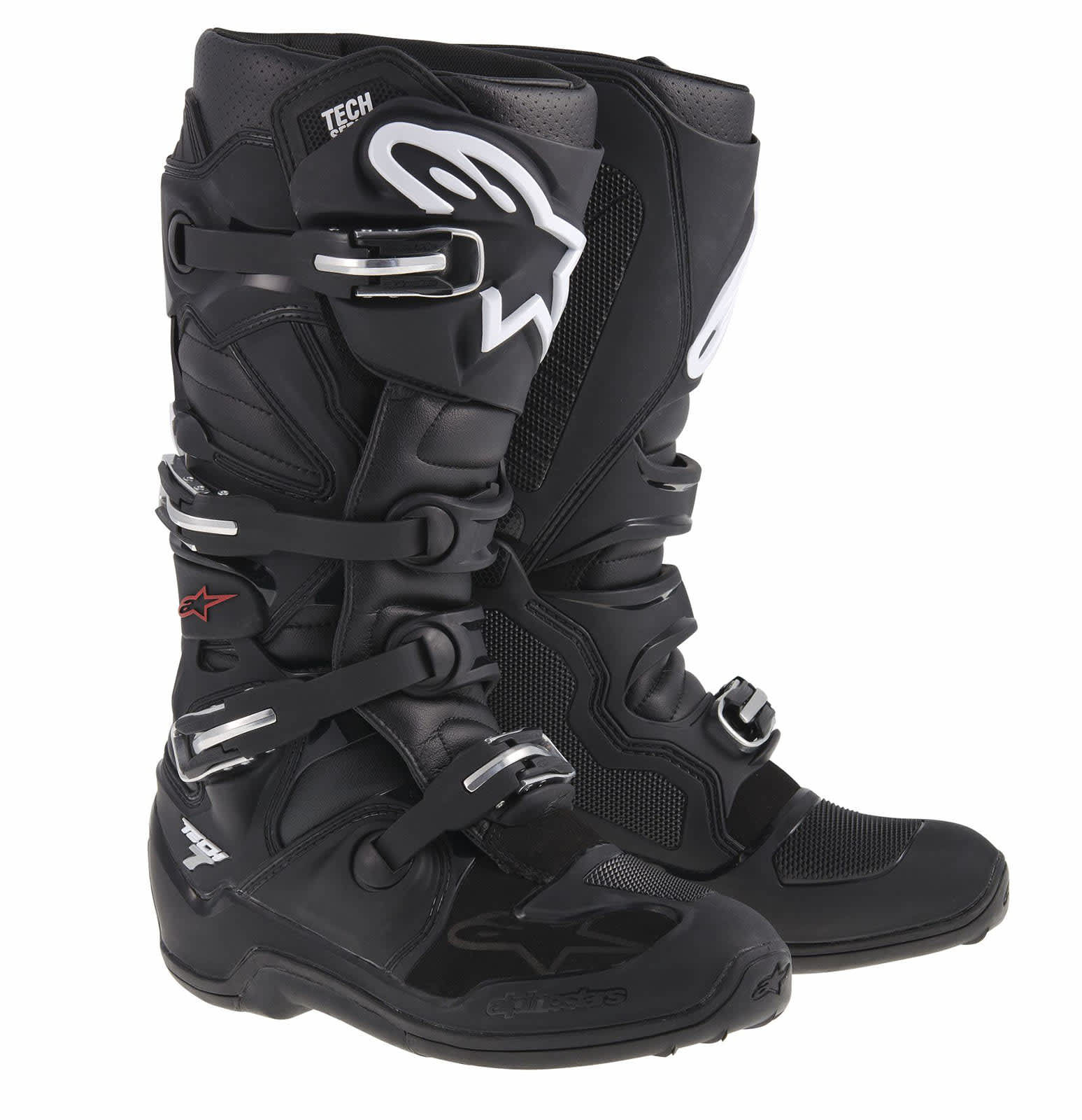 Alpinestars Støvle MX Tech 7 Sort - Alpinestars - Motocross Parts