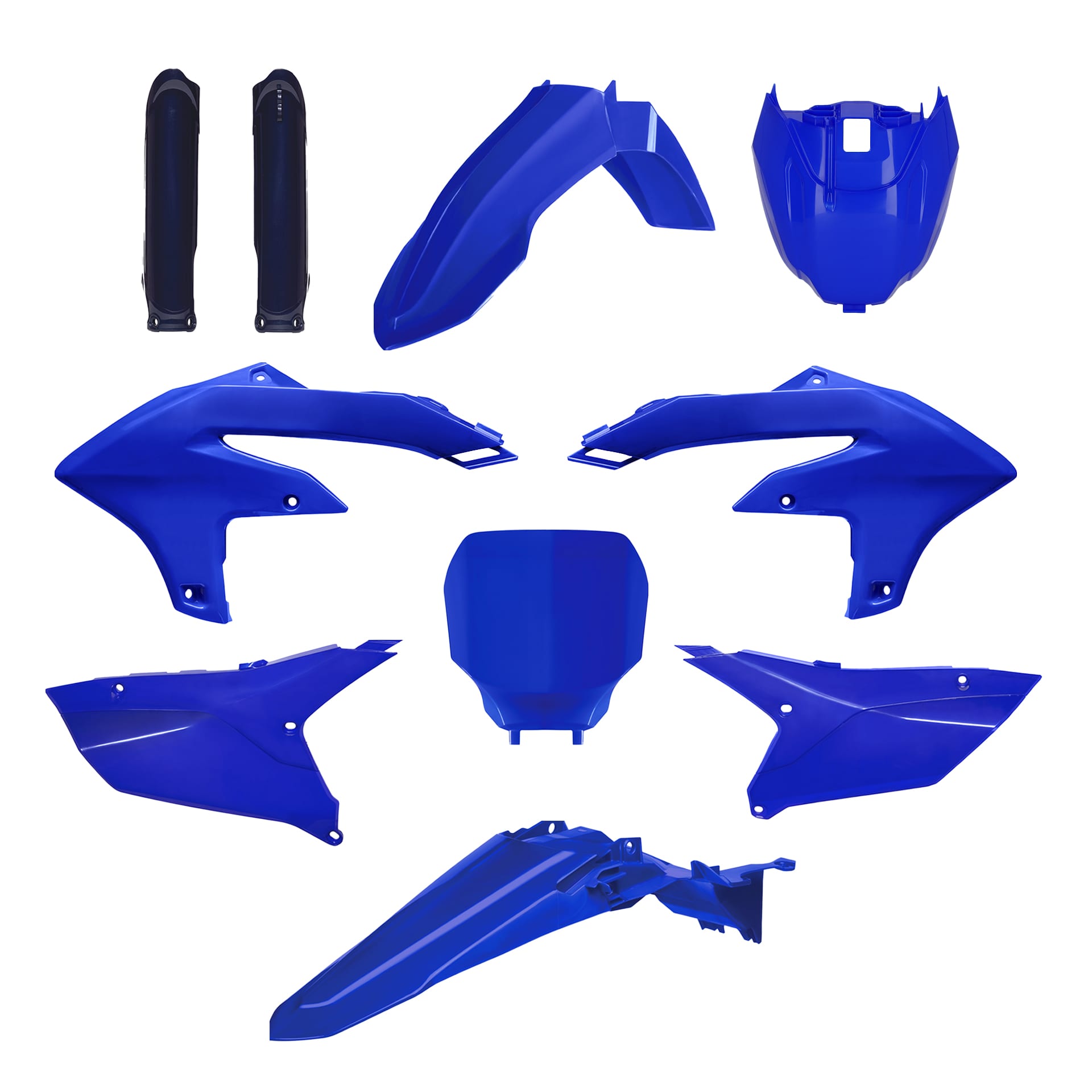 Polisport plastiksæt YZ450F 23-..., YZ250F 24-... - blå - Polisport - Motocross Parts