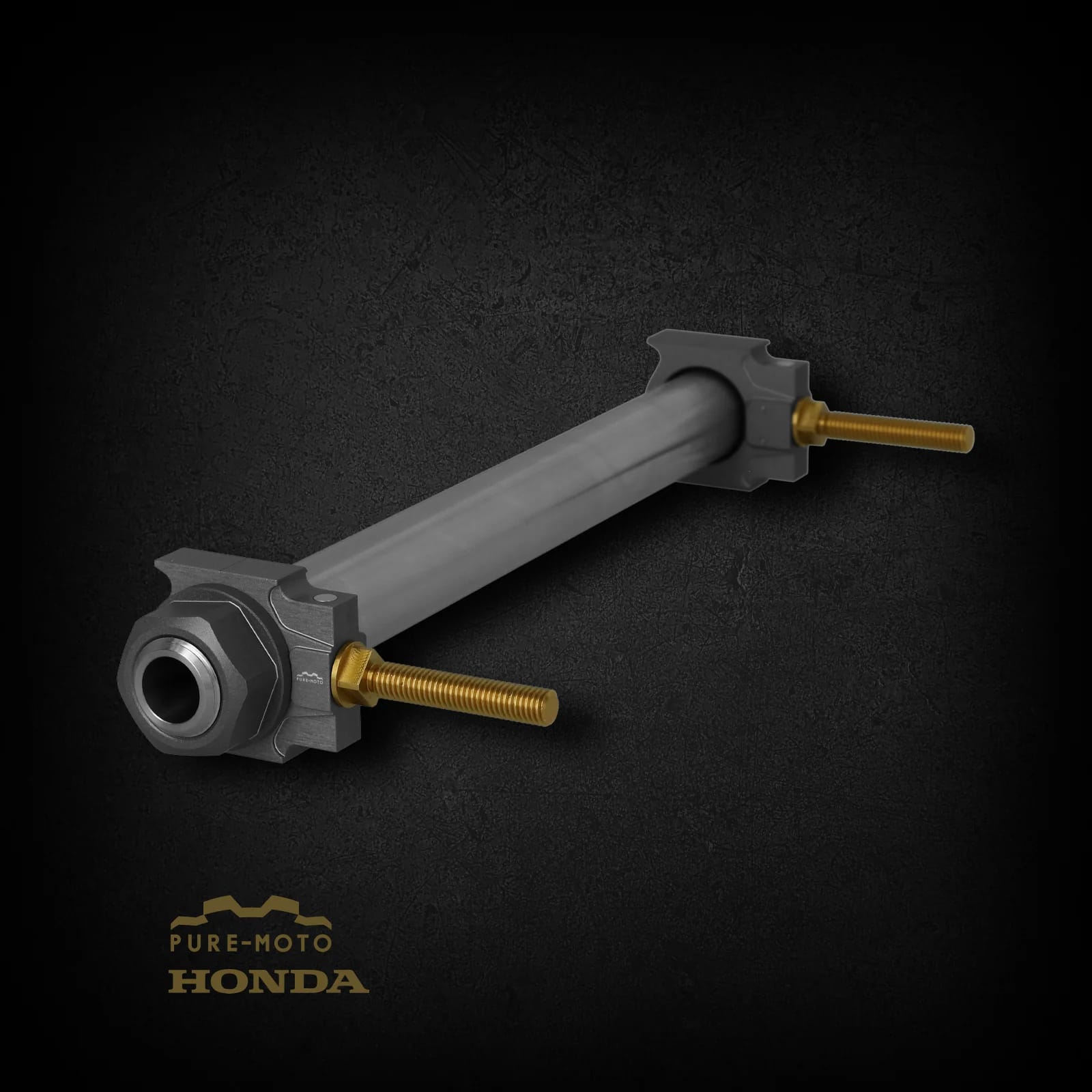 Pure-Moto titaniums bagaksel m. indbygget kædespænder - Honda - Pure-Moto