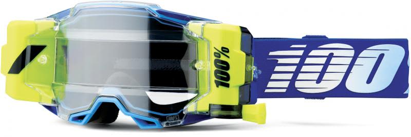100% ARMEGA ForeCast Blue / CLEAR - 100% - Motocross Parts