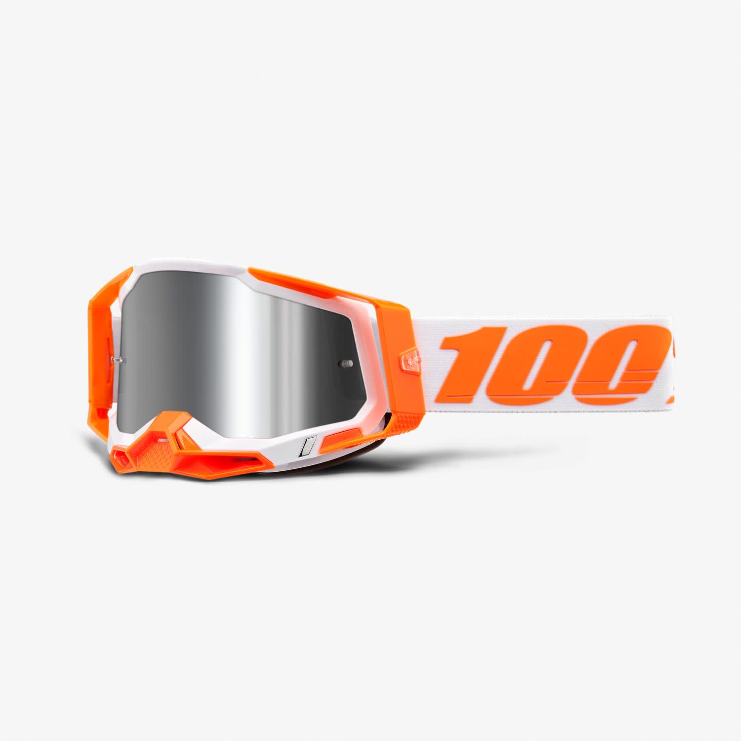 100% Racecraft 2 Orange / MIRROR SILVER - 100%