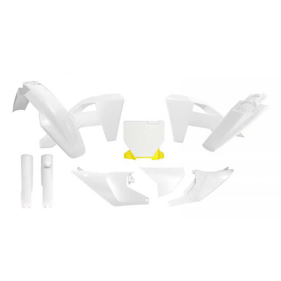 Rtech Plastic Kit Husqvarna  O.E.M WHITE 2025-... - Rtech - Motocross Parts